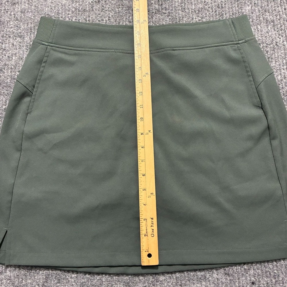 32 Degree Cool Womens Athletic Skort Medium Olive Green Built-In Shorts Pull On - Picture 9 of 10